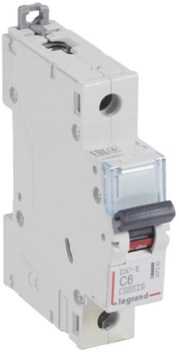 Выключатель автоматический Legrand DX3-E 6000 1п 6А C 6кА картинка